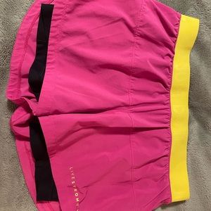 pink nike shorts